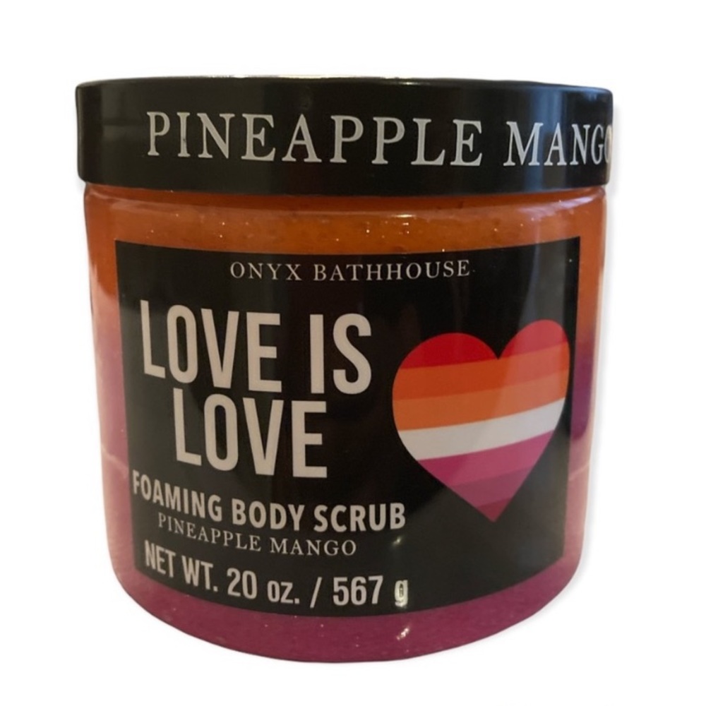Love is Love Pineapple Mango Foaming Body Scrub